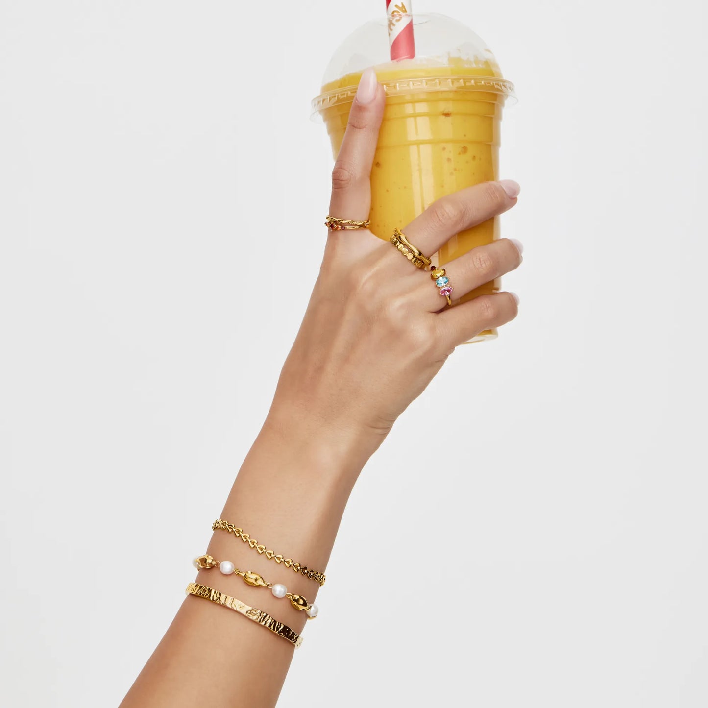 Zartes Kleeblatt-Armband