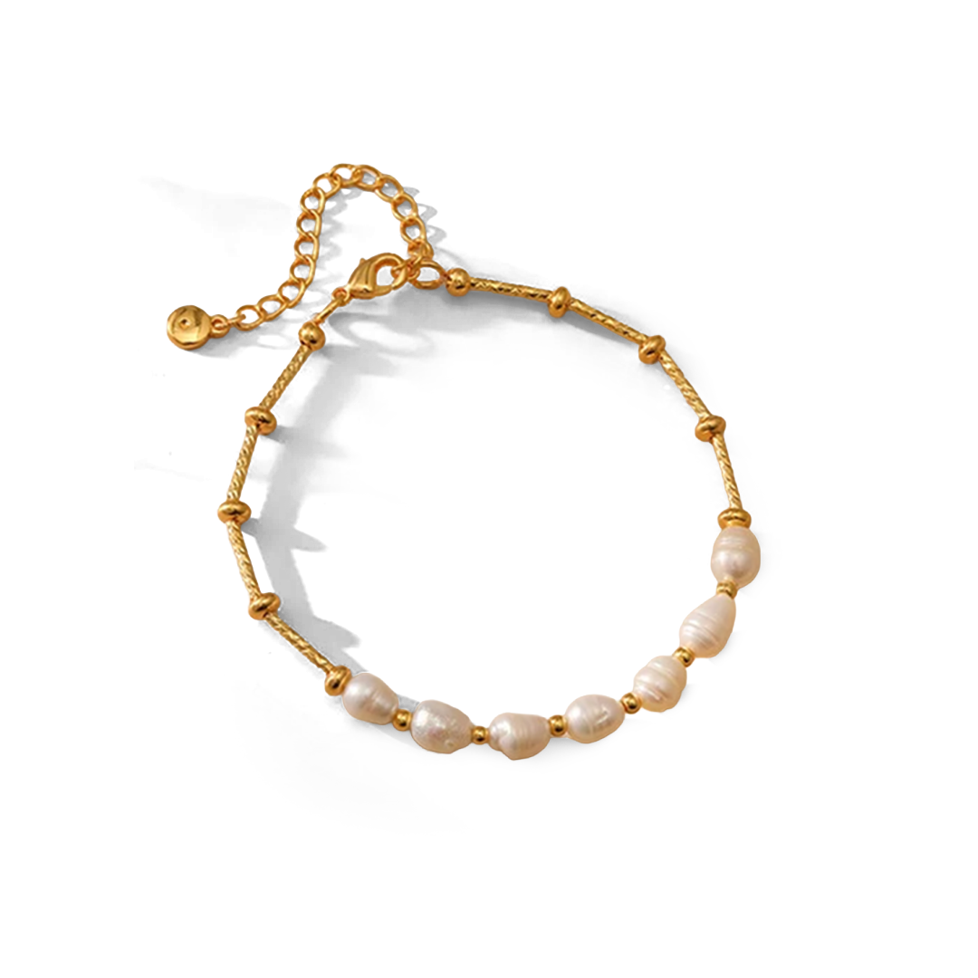 Süßwasserperlen-Armband