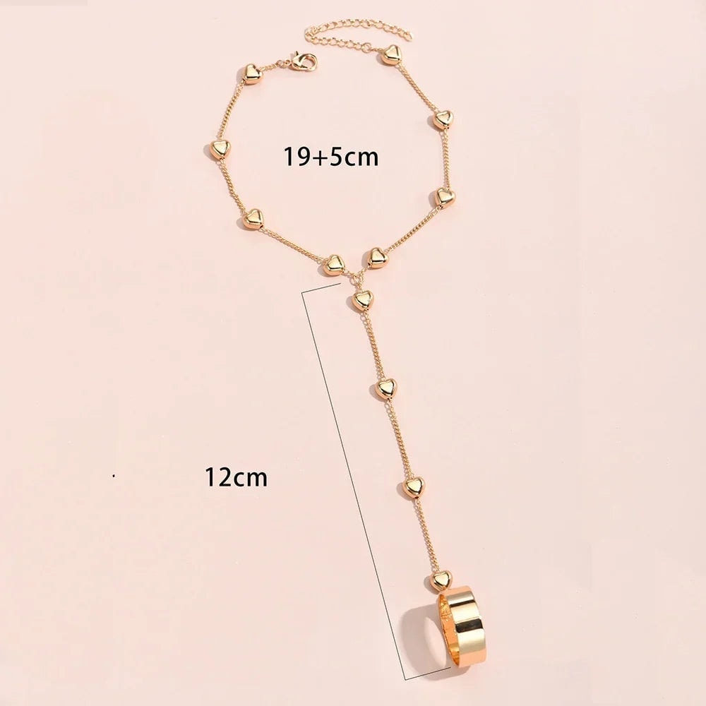 Handkette mit Herz