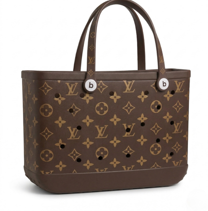 LuxeCarry Tragetasche im Bogg-Stil — Wasserfeste Monogramm-Edition