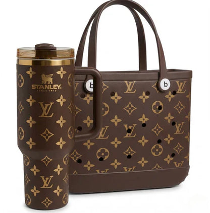 LuxeCarry Duo-Set im Bogg-Stil — Tragetasche +  Tumbler