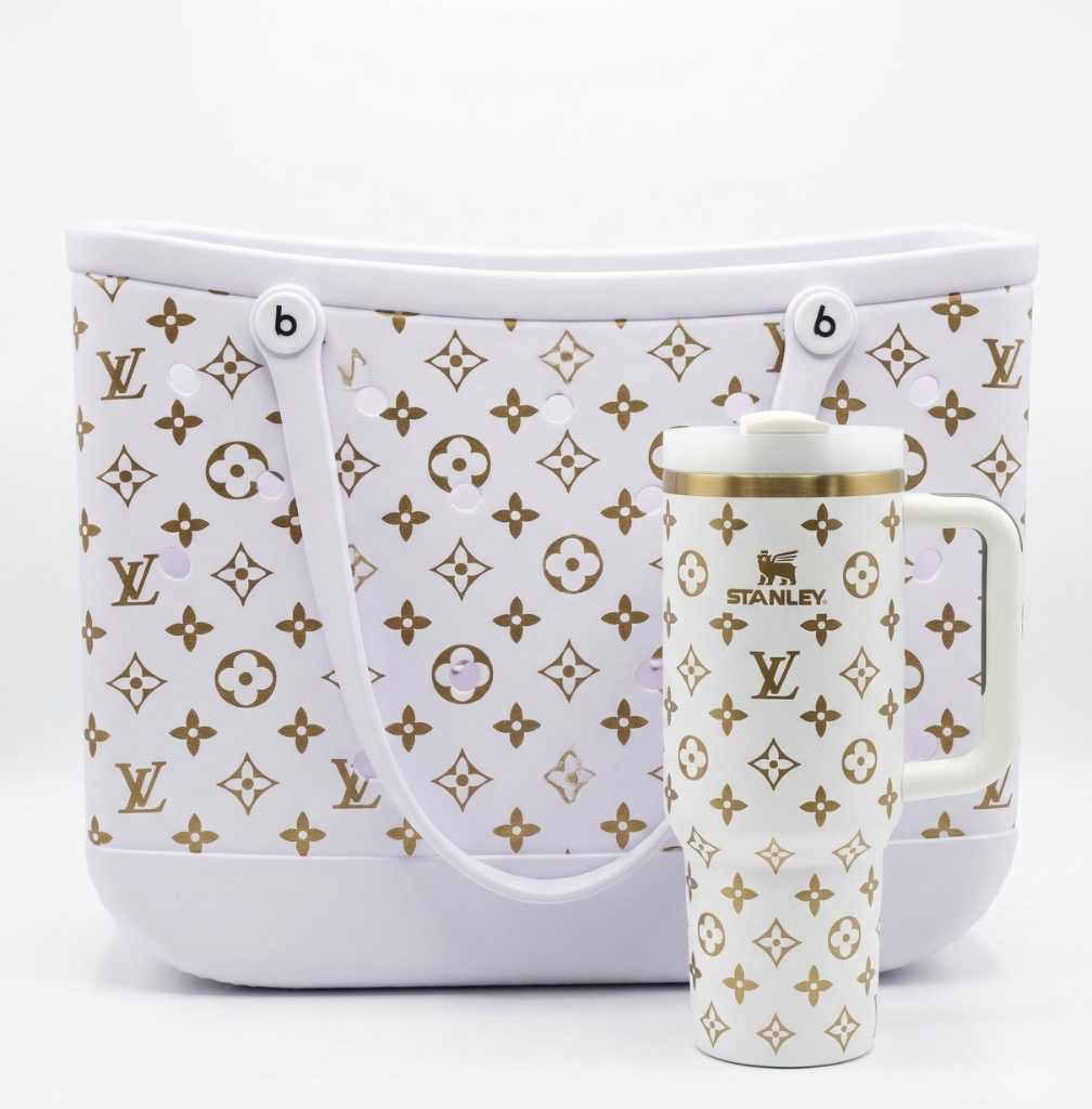 LuxeCarry Duo-Set im Bogg-Stil — Tragetasche +  Tumbler