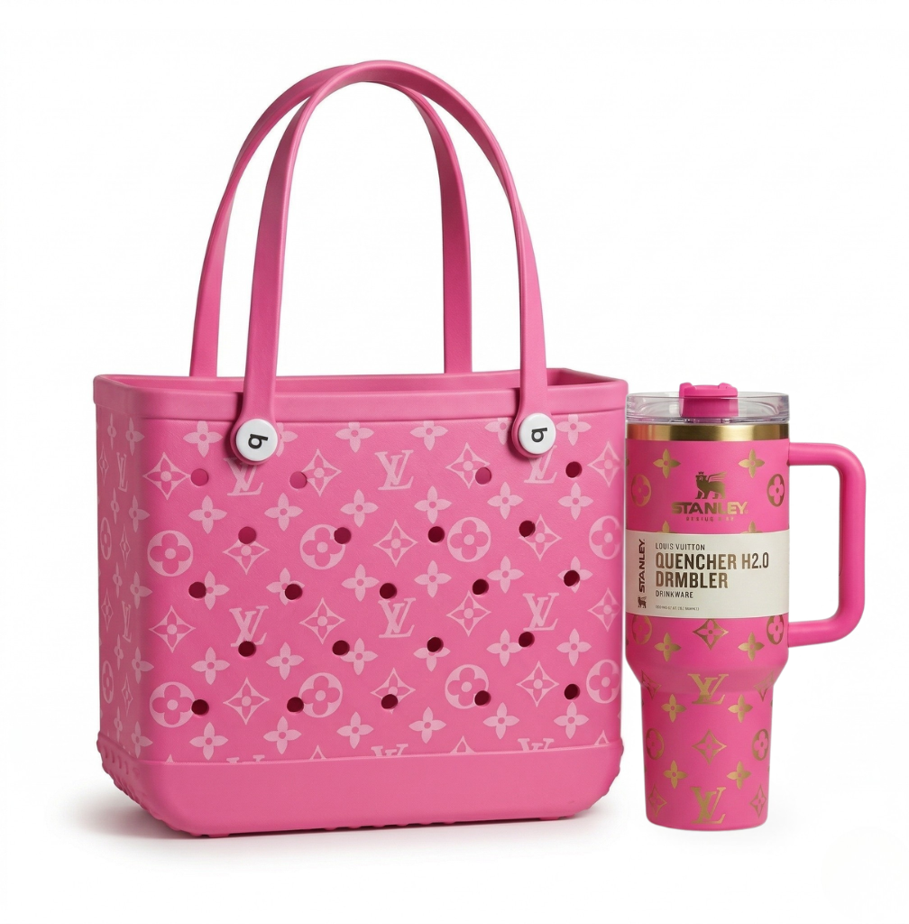 LuxeCarry Duo-Set im Bogg-Stil — Tragetasche +  Tumbler