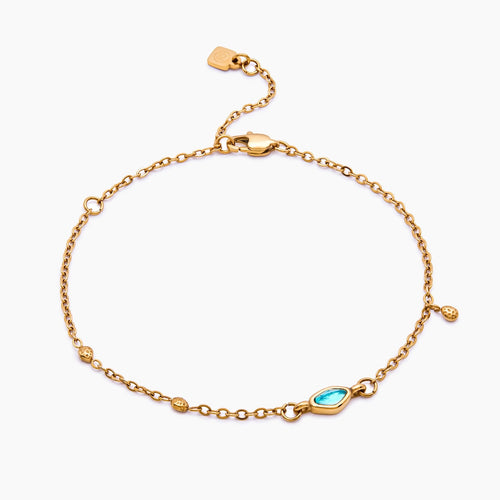 Aqua-Tropfen-Armband