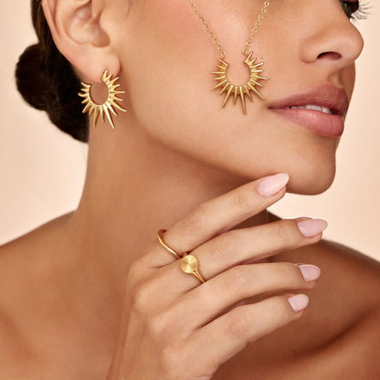 Helia Sunburst Ohrringe