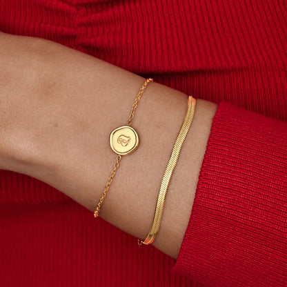 Initial-Siegel-Armband