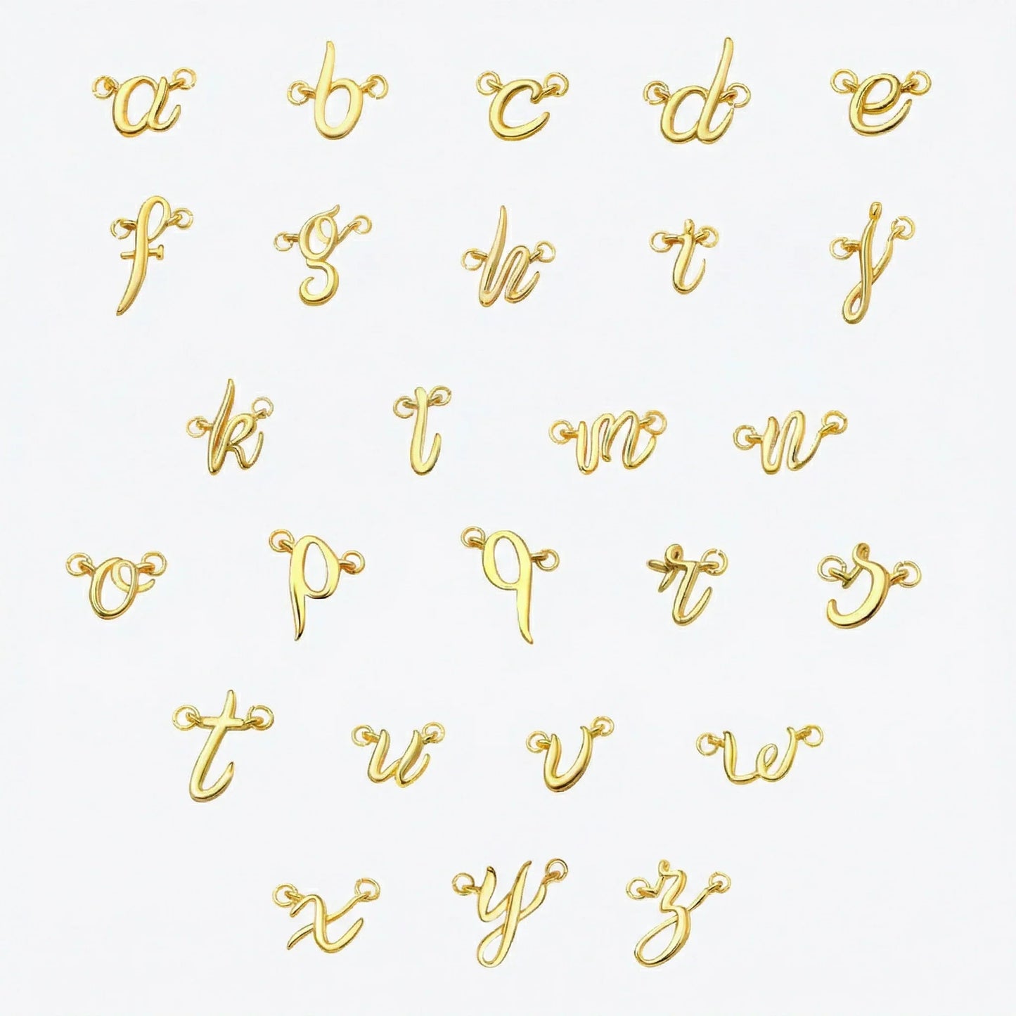 Zartes Schreibschrift-Initial-Armband