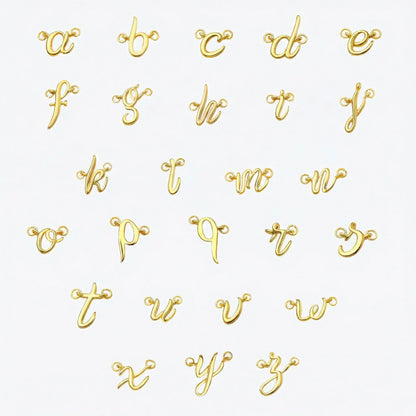 Zartes Schreibschrift-Initial-Armband