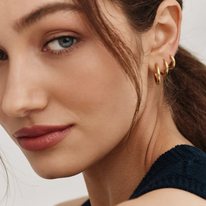 Essential Gold Creolen Set
