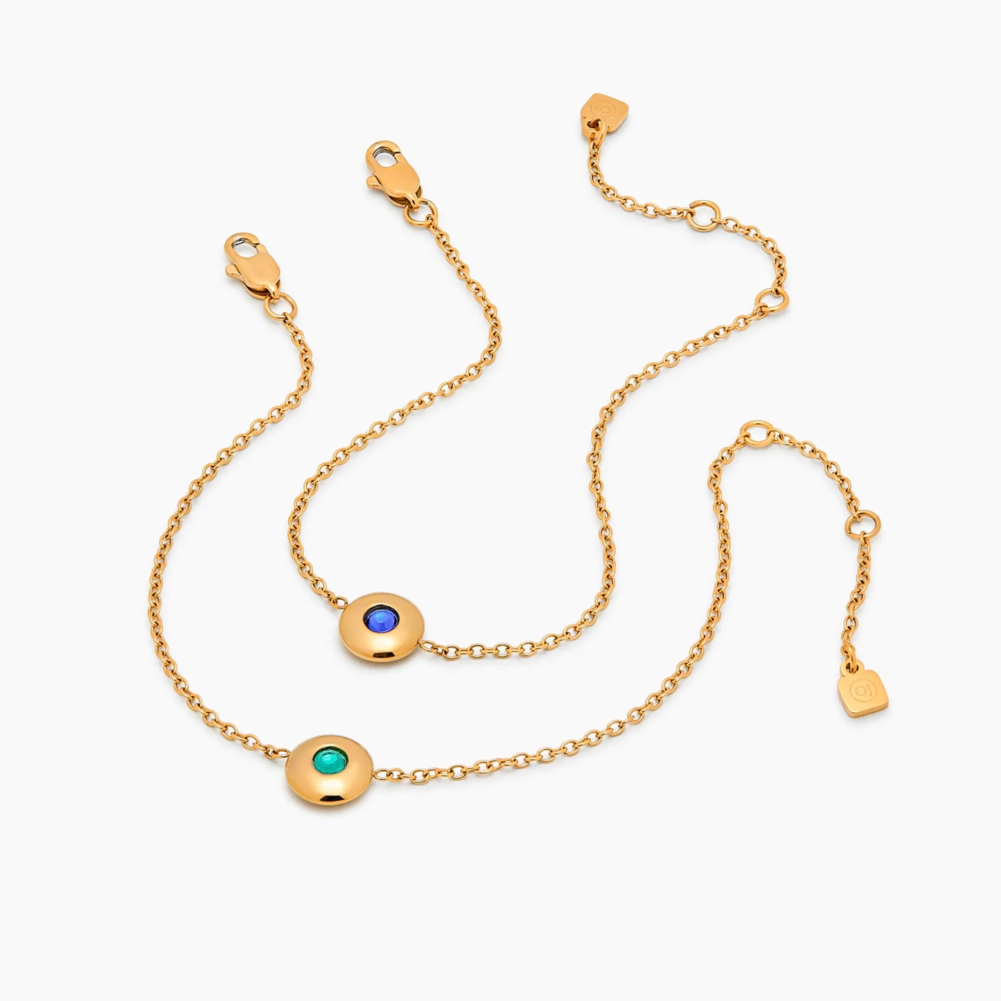 Mini-Geburtsstein-Charm-Armband