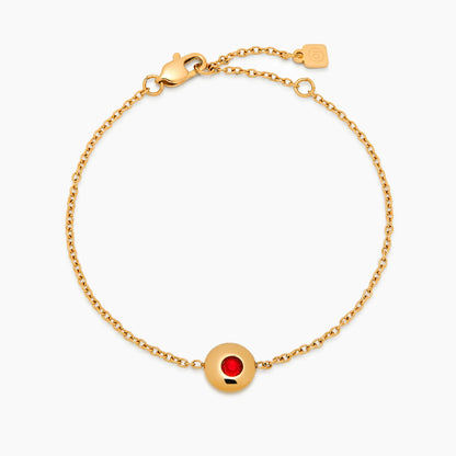 Mini-Geburtsstein-Charm-Armband