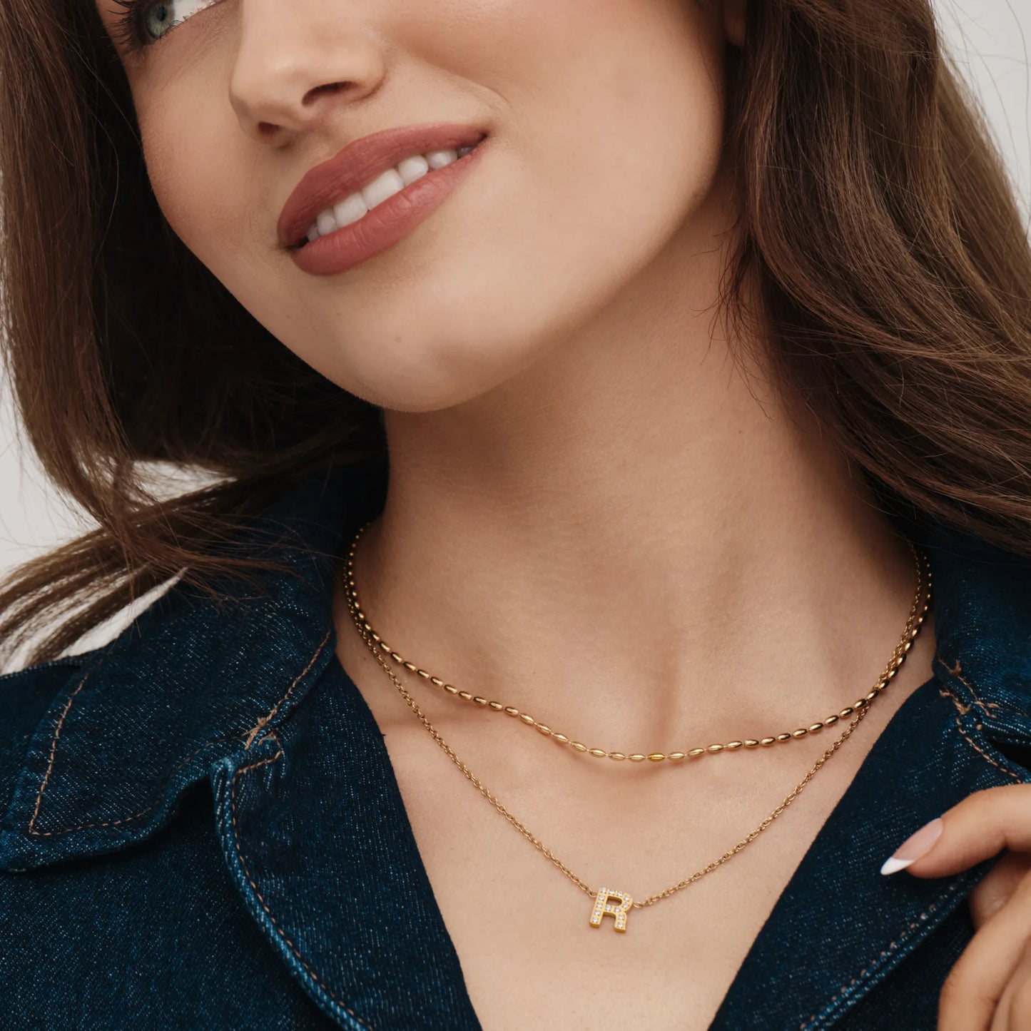 Pavé Initialkette