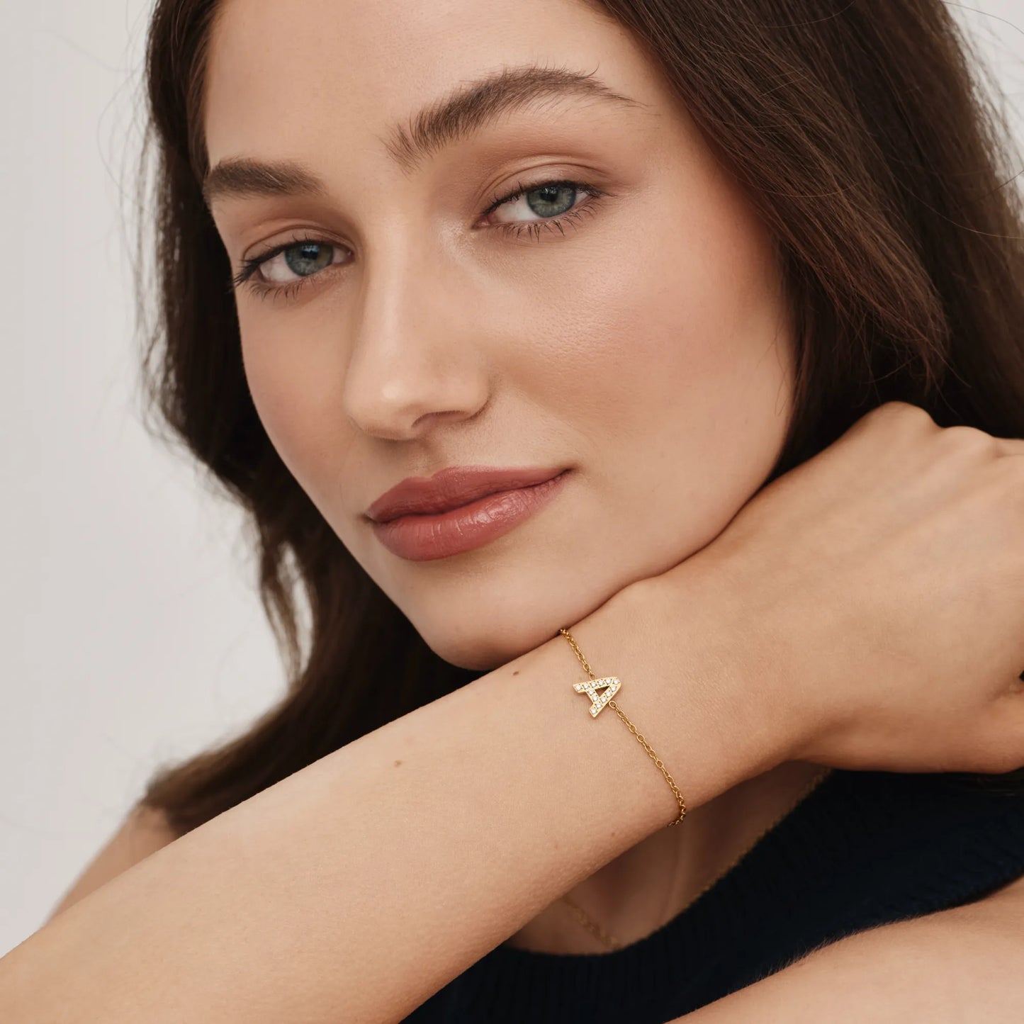 Pavé-Initial-Armband
