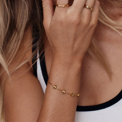Mini-Sunburst-Kleeblatt-Armband