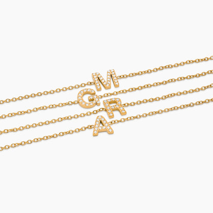 Pavé-Initial-Armband