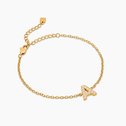 Pavé-Initial-Armband