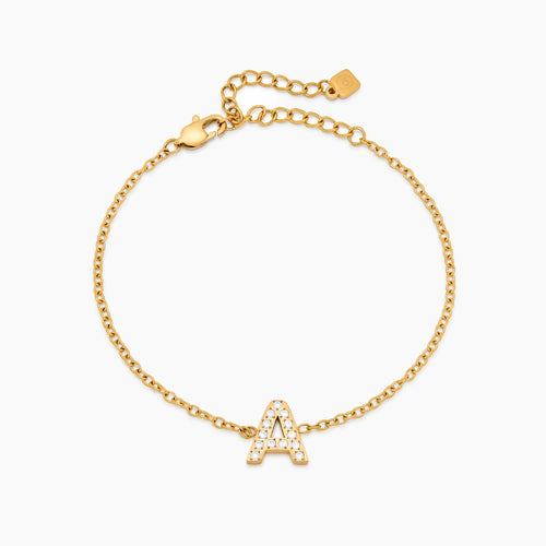 Pavé-Initial-Armband