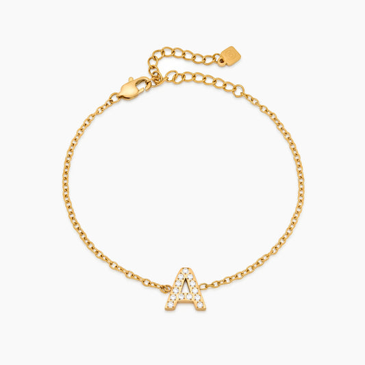 Pavé-Initial-Armband