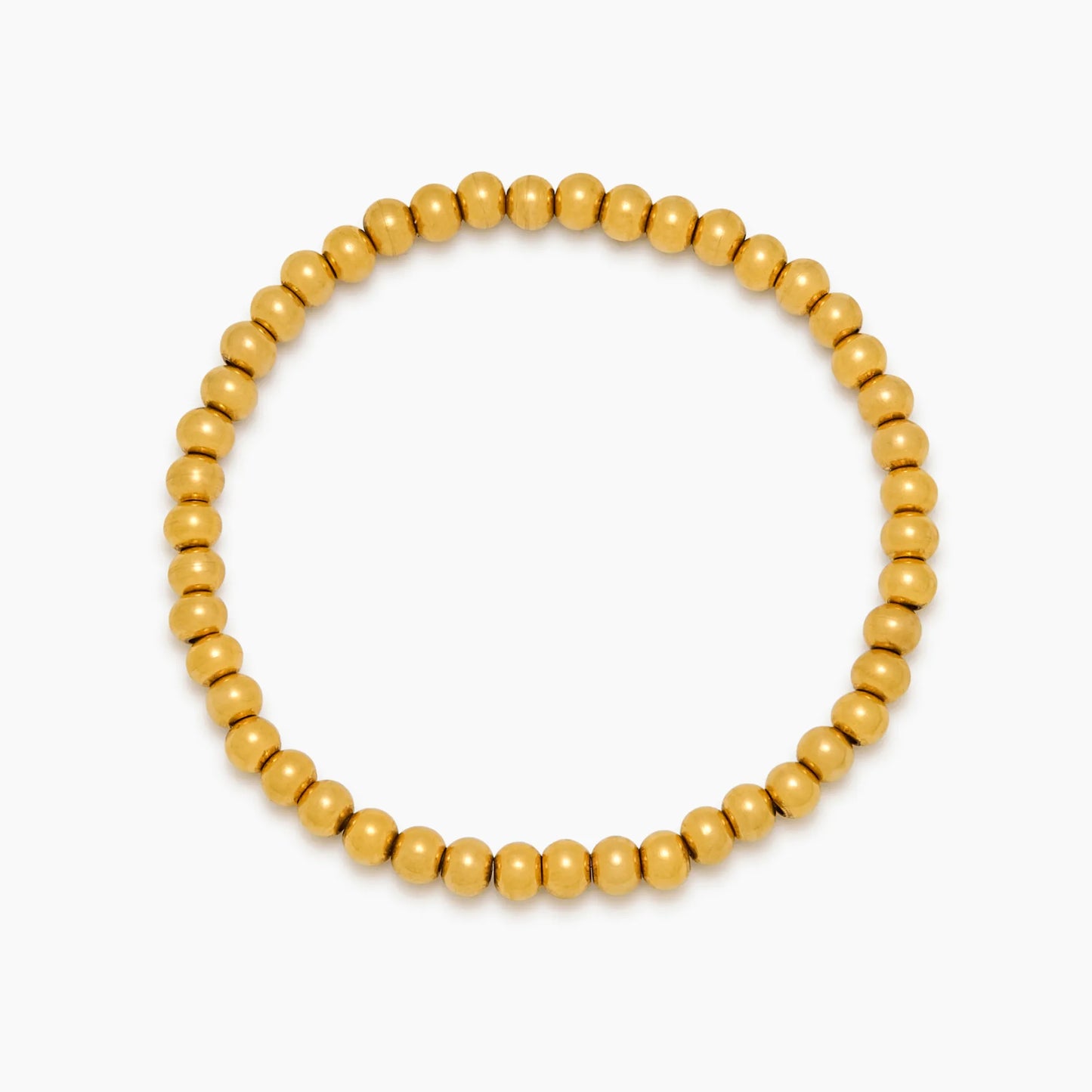 Goldenes Perlenarmband