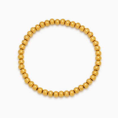 Goldenes Perlenarmband