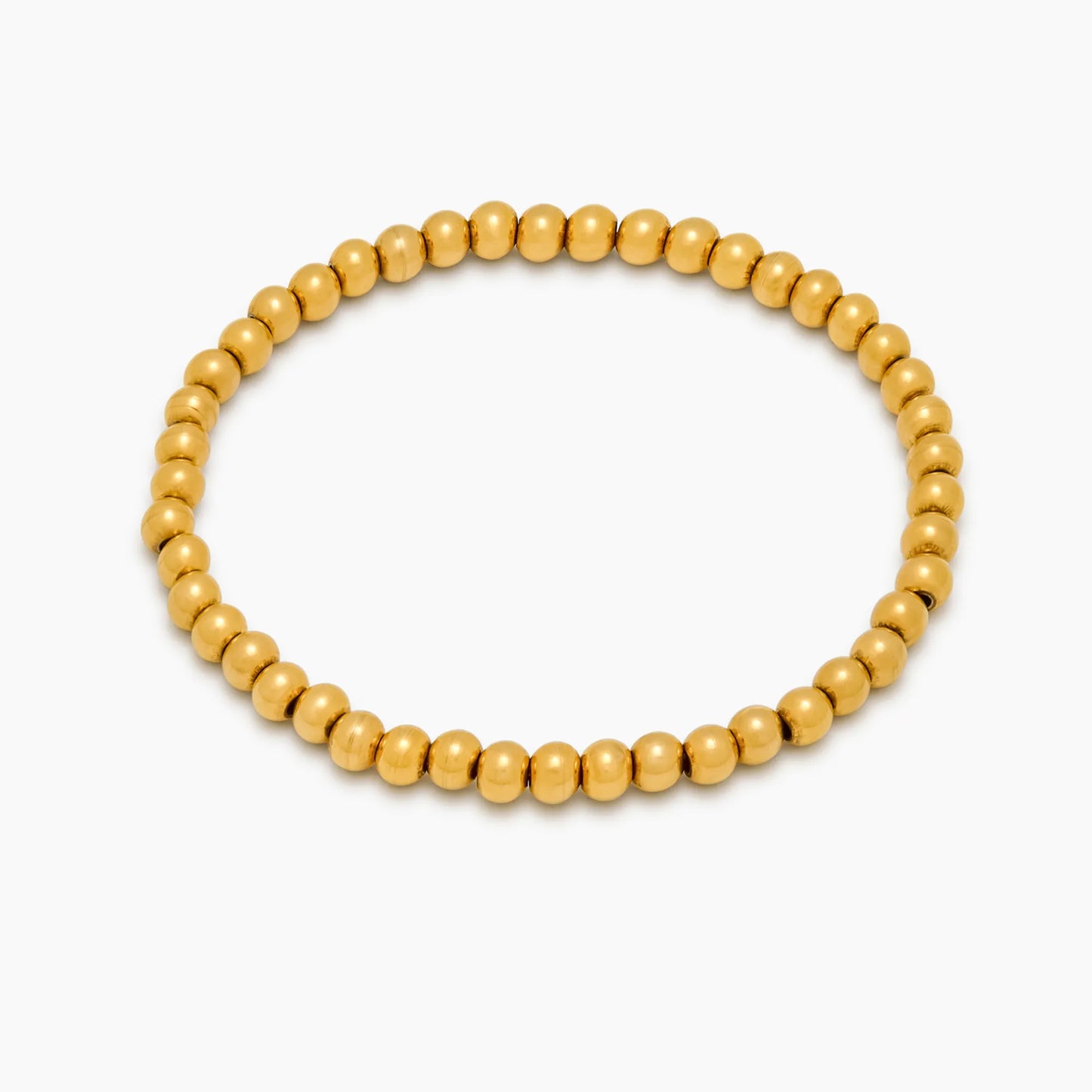 Goldenes Perlenarmband