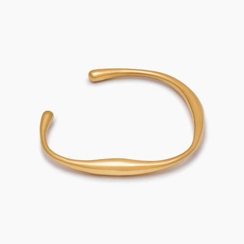 Dune Armreif in Gold