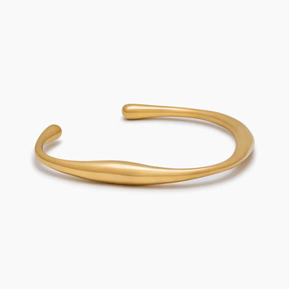 Dune Armreif in Gold