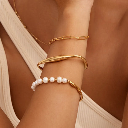 Isla Süßwasserperlen-Armband