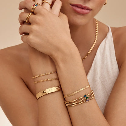 Bold-Sequin-Ketten-Armband