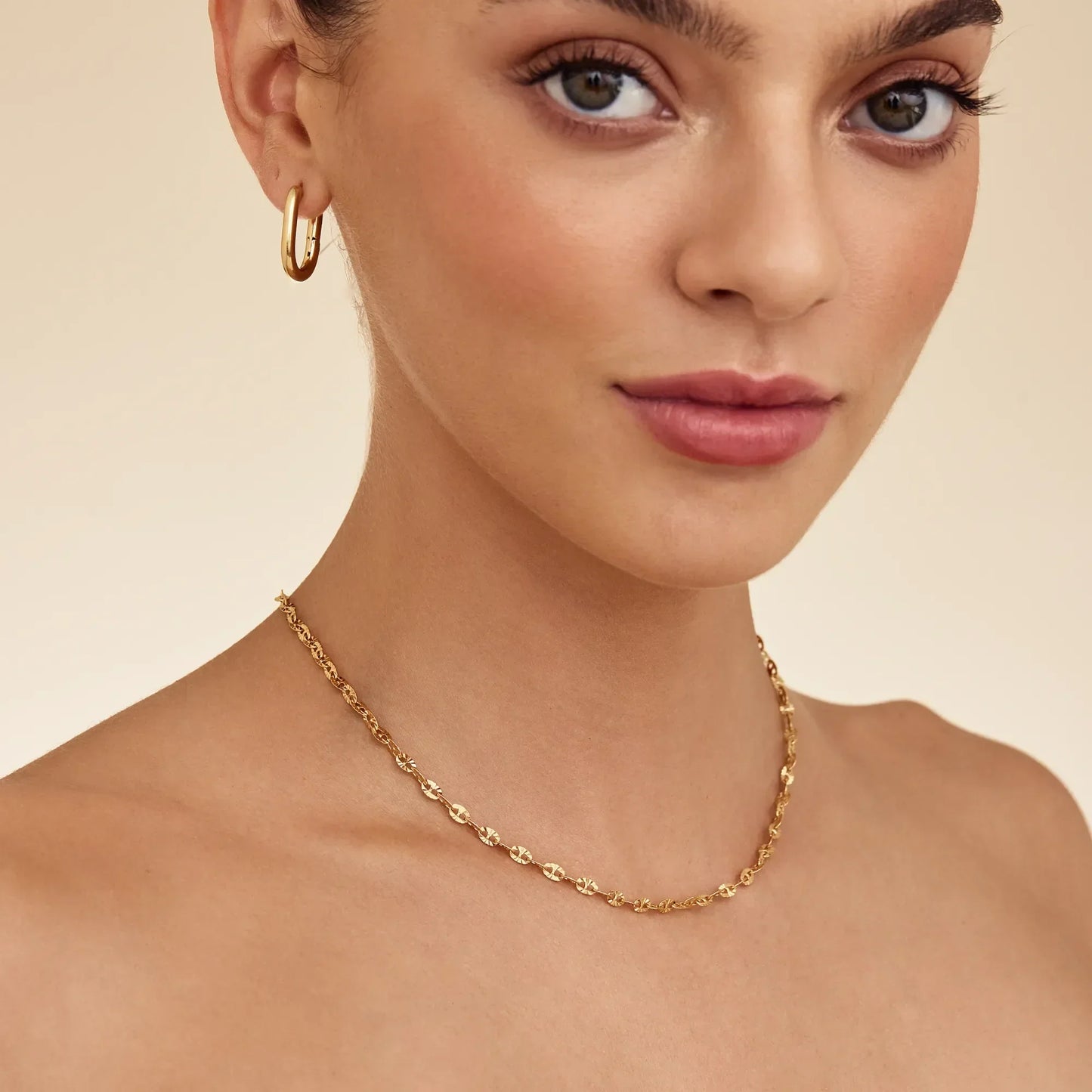Kette mit Paillettengliedern