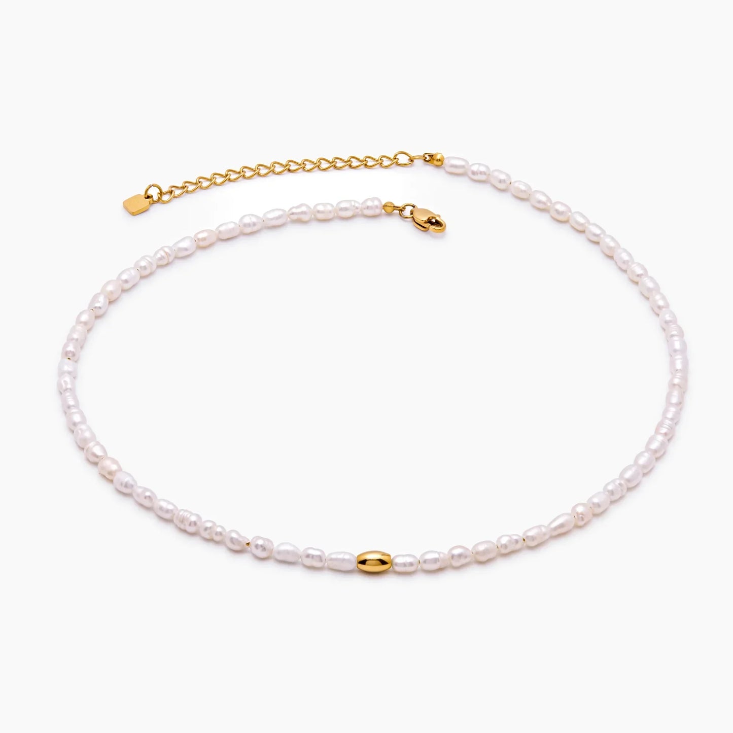 Essential Perlen Choker Halskette
