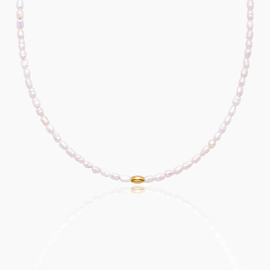 Essential Perlen Choker Halskette