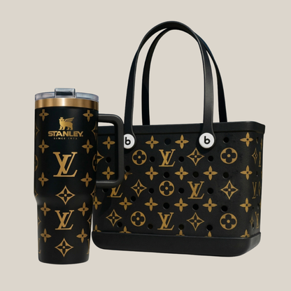 LuxeCarry Duo-Set im Bogg-Stil — Tragetasche +  Tumbler