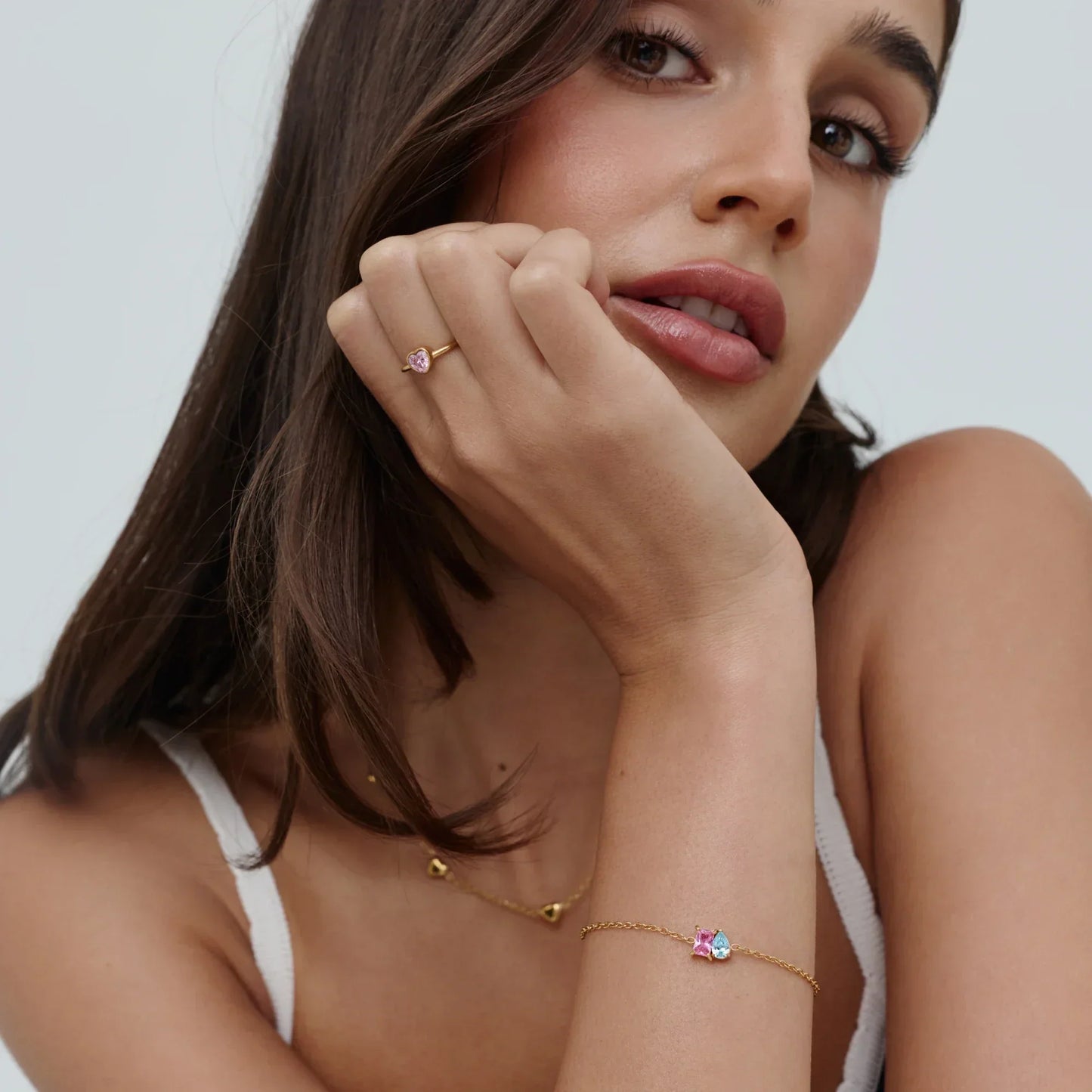 Forever Duo Armband mit Geburtssteinen