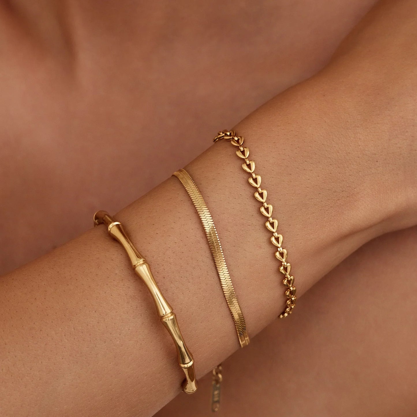Herzchen-Ketten-Armband