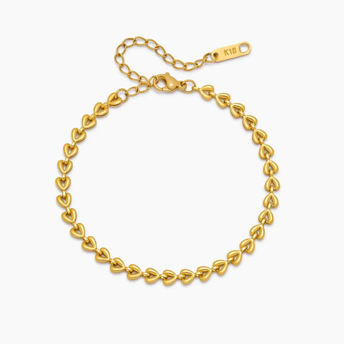Herzchen-Ketten-Armband