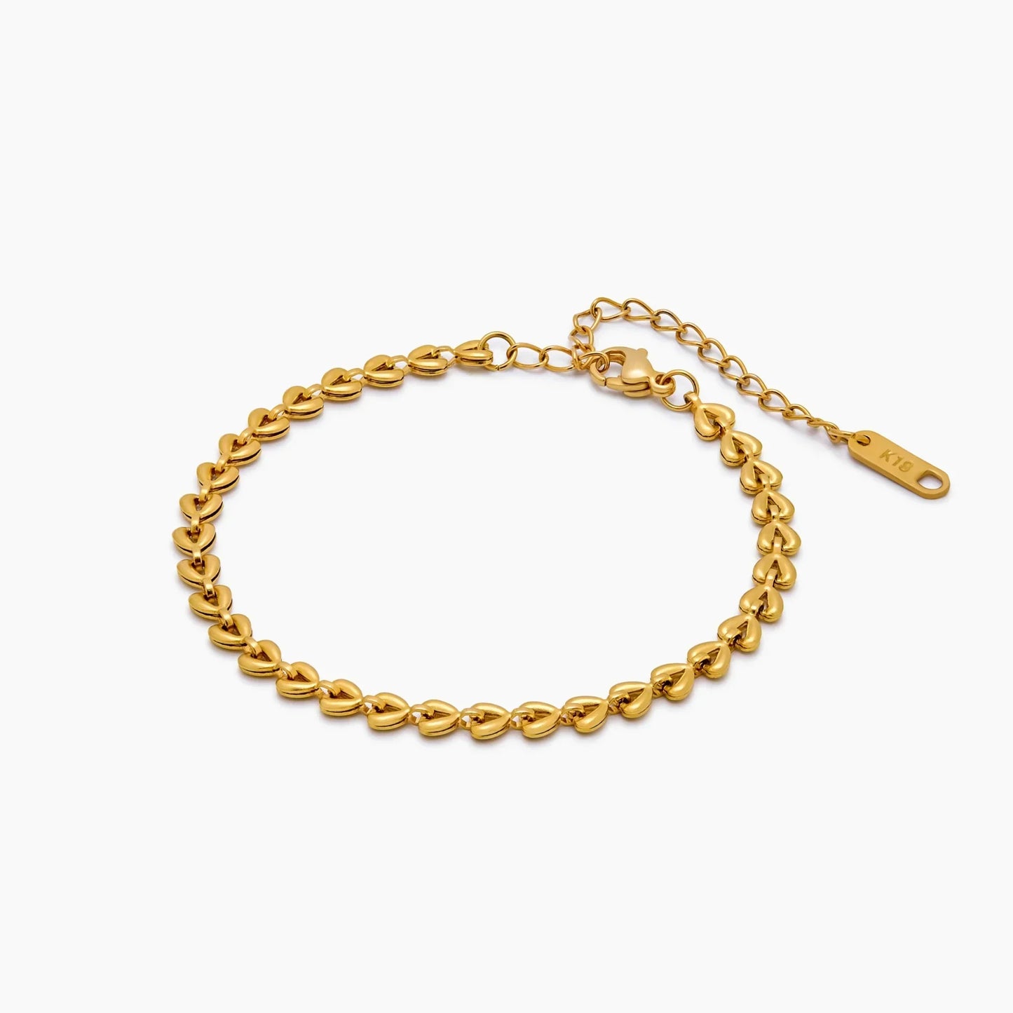 Herzchen-Ketten-Armband