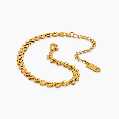 Herzchen-Ketten-Armband