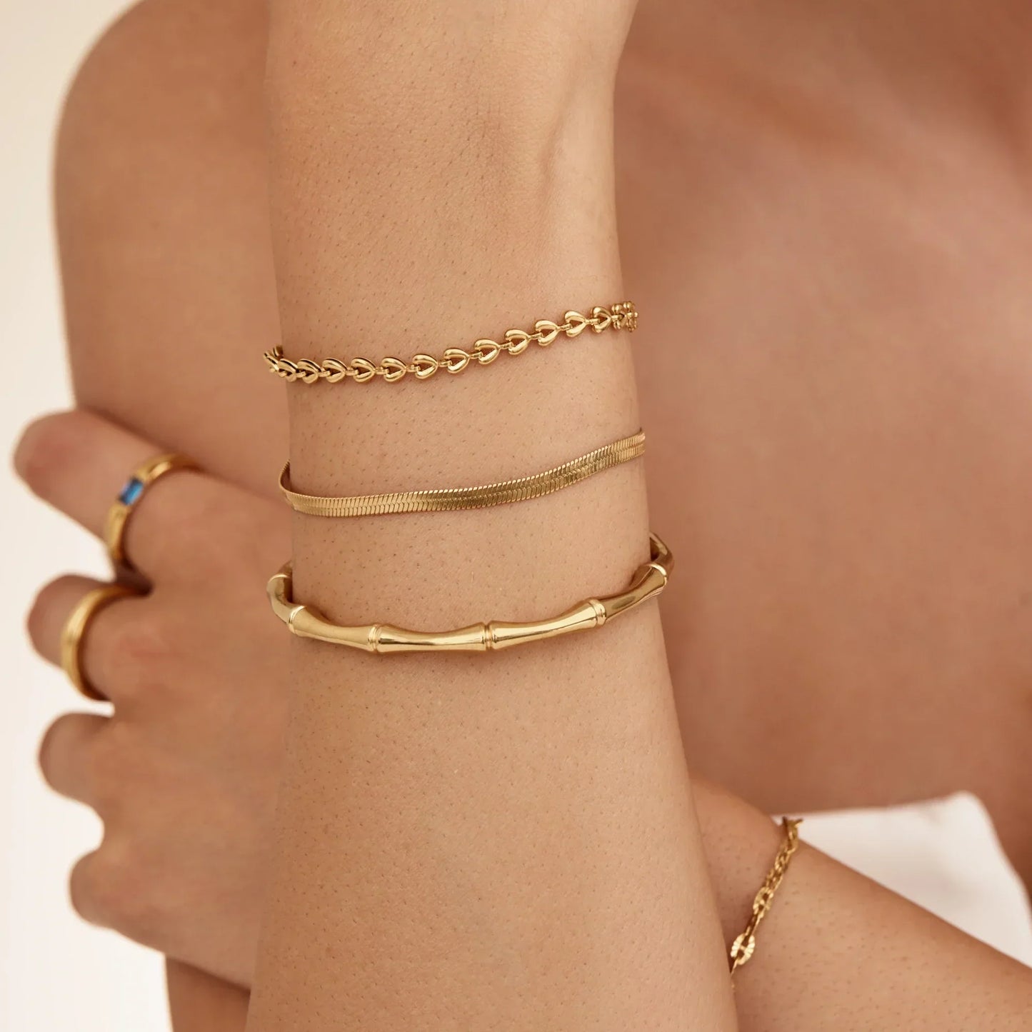 Herzchen-Ketten-Armband