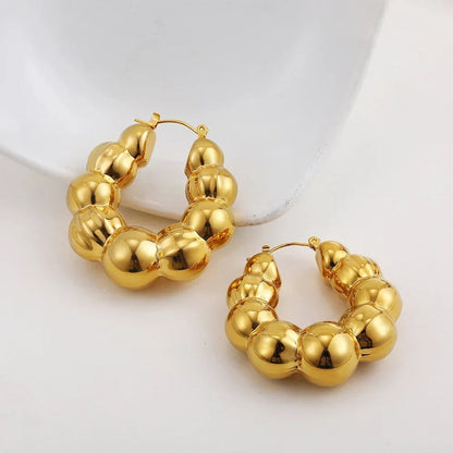 Vintage Ohrringe, Gold