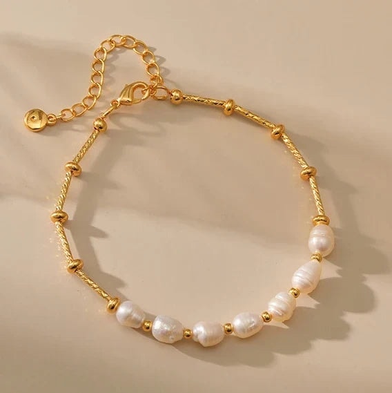 Süßwasserperlen-Armband