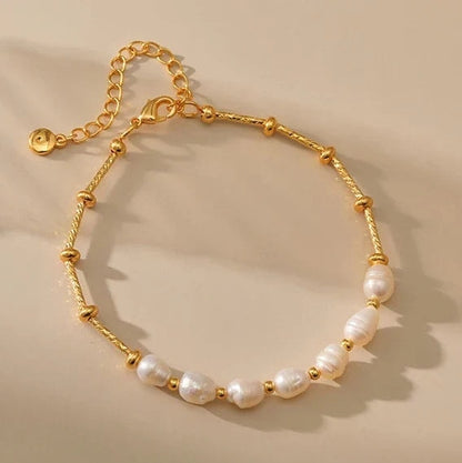 Süßwasserperlen-Armband