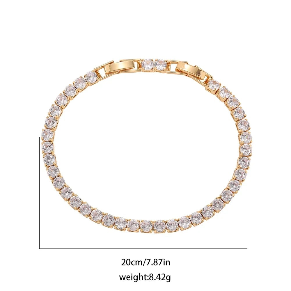 Tennisarmband mit Zirkonia