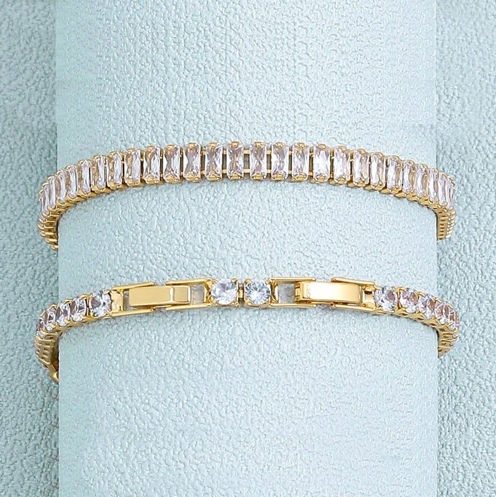 Tennisarmband mit Zirkonia