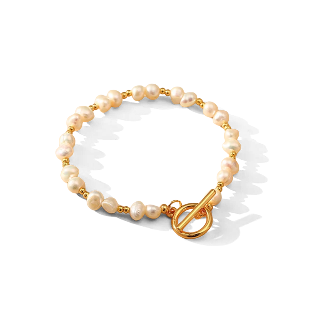 Süßwasserperlen-Armband
