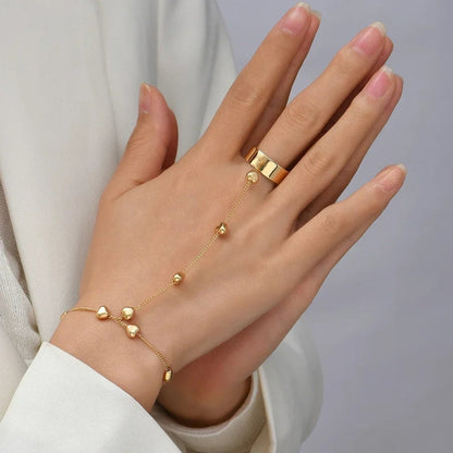 Handkette mit Herz