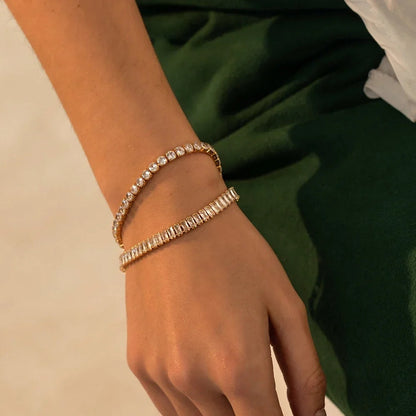 Tennisarmband mit Zirkonia