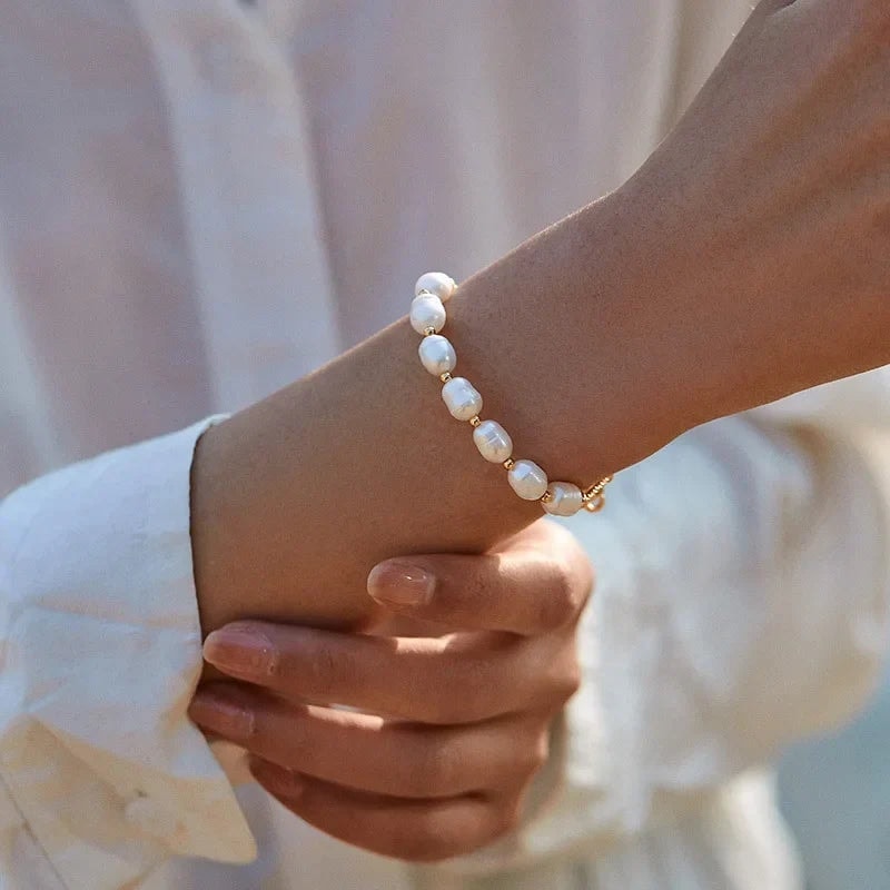 Süßwasserperlen-Armband