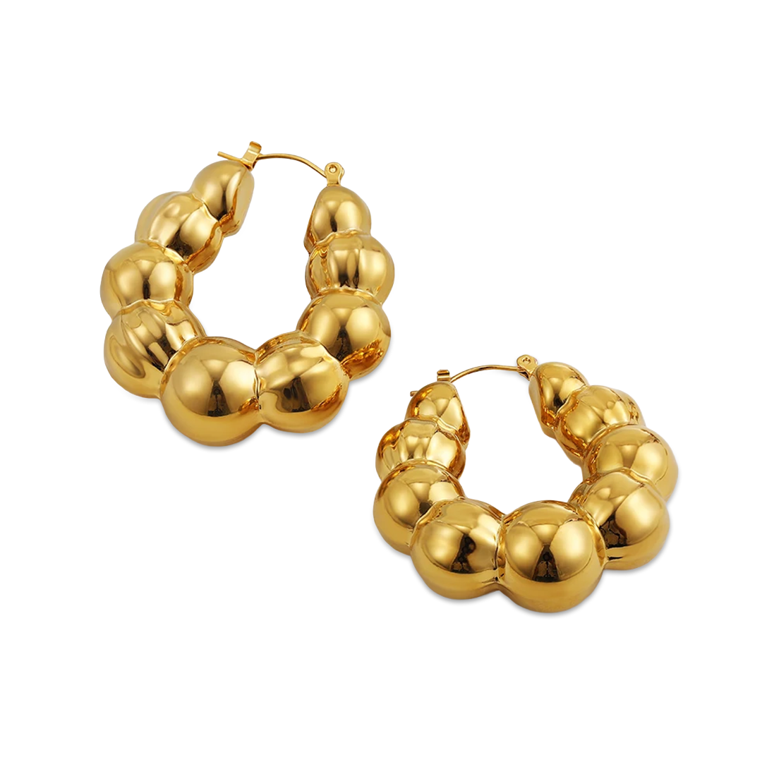 Vintage Ohrringe, Gold