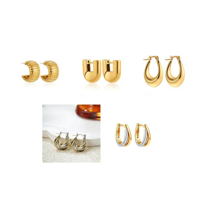 Hoop Edit — 5-teiliges Schmuckset